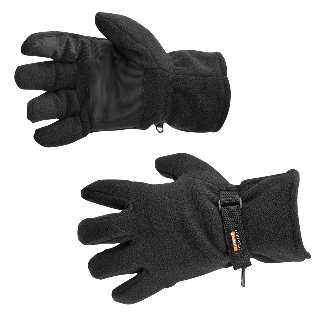 Fleece Glove Insulatex Lined - Black