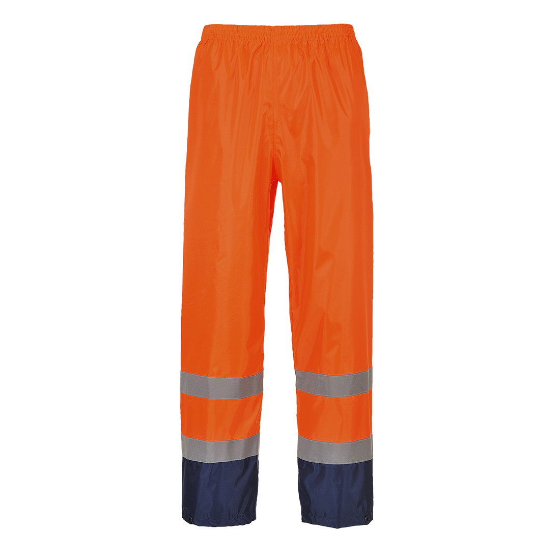 Hi-Vis Classic Contrast Rain Trouser - Orange/Navy