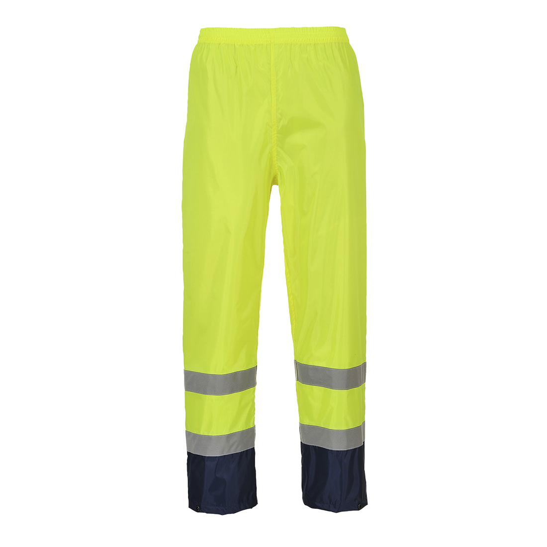 Hi-Vis Classic Contrast Rain Trouser - Yellow/Navy