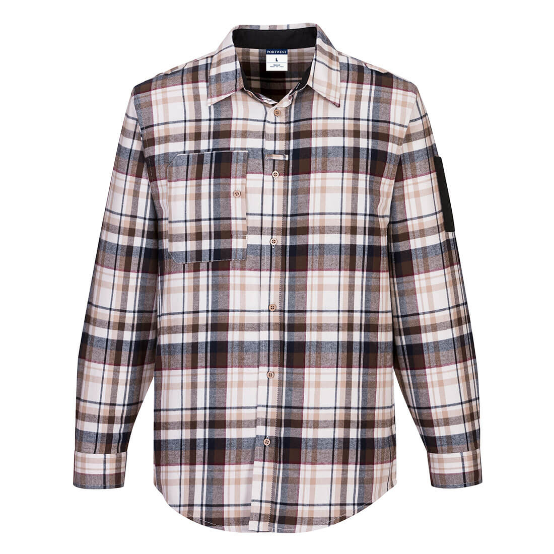 KX3 Check Work Shirt - Brown Check
