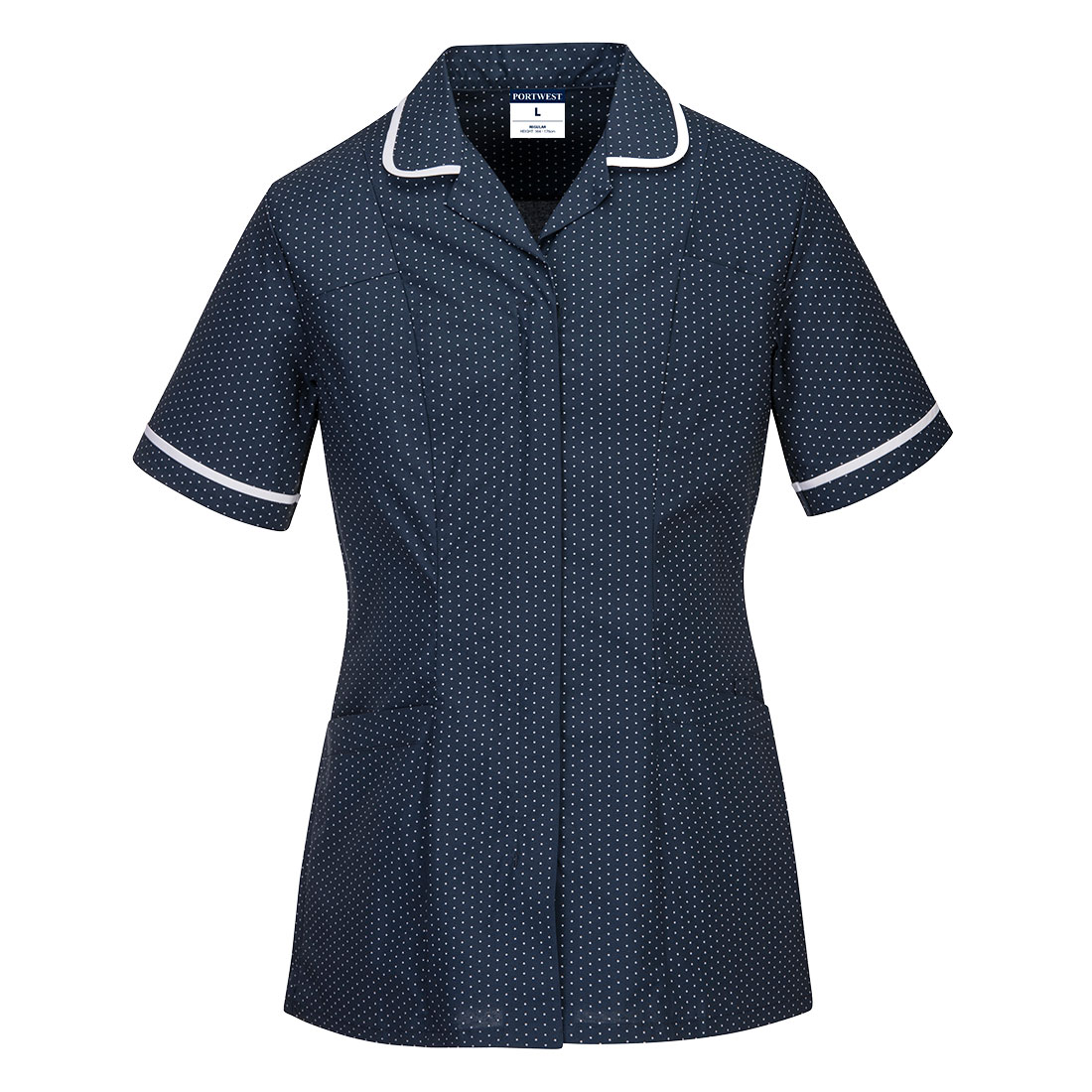 Stretch Classic Care Home Tunic - Navy