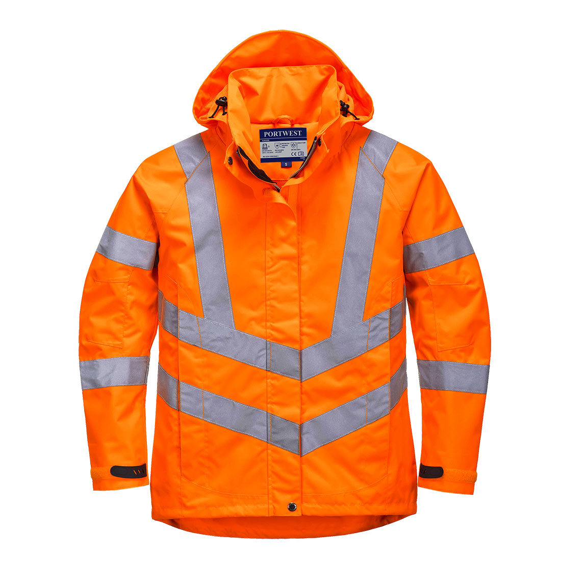 Women's Hi-Vis Breathable Jacket - Orange