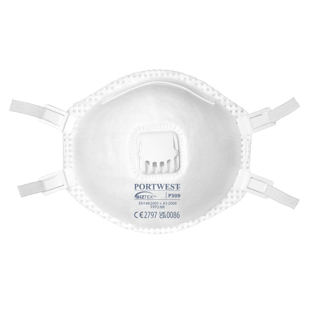 FFP3 Valved Respirator - Blister Pack (2) - White