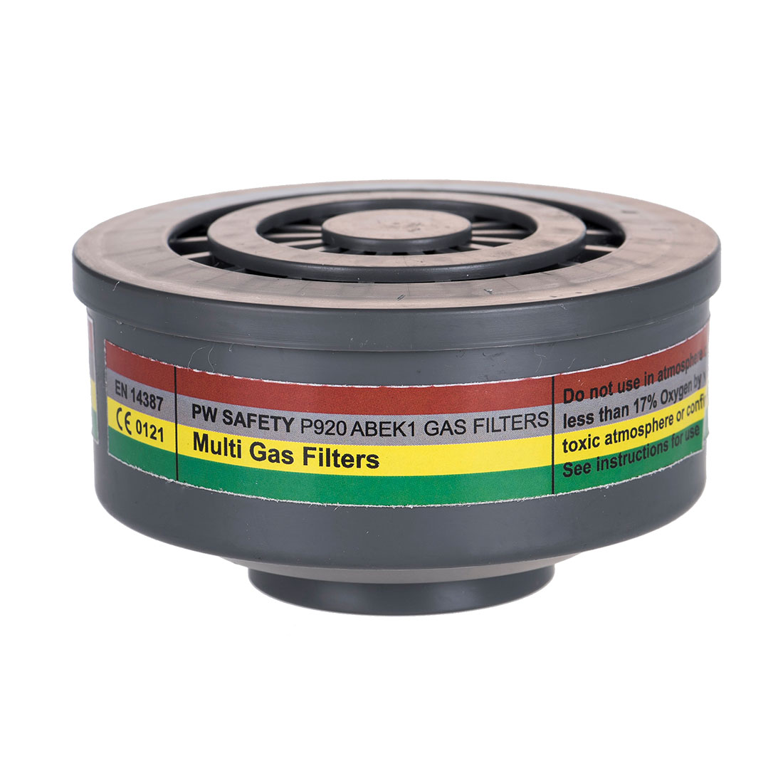 ABEK1 Gas Filter Special Thread Connection - Grey