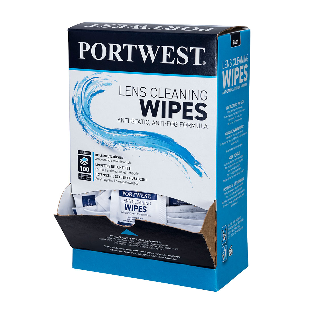Lens Cleaning Wipes - White