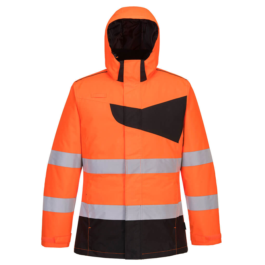 PW2 Hi-Vis Winter Jacket - Orange/Black