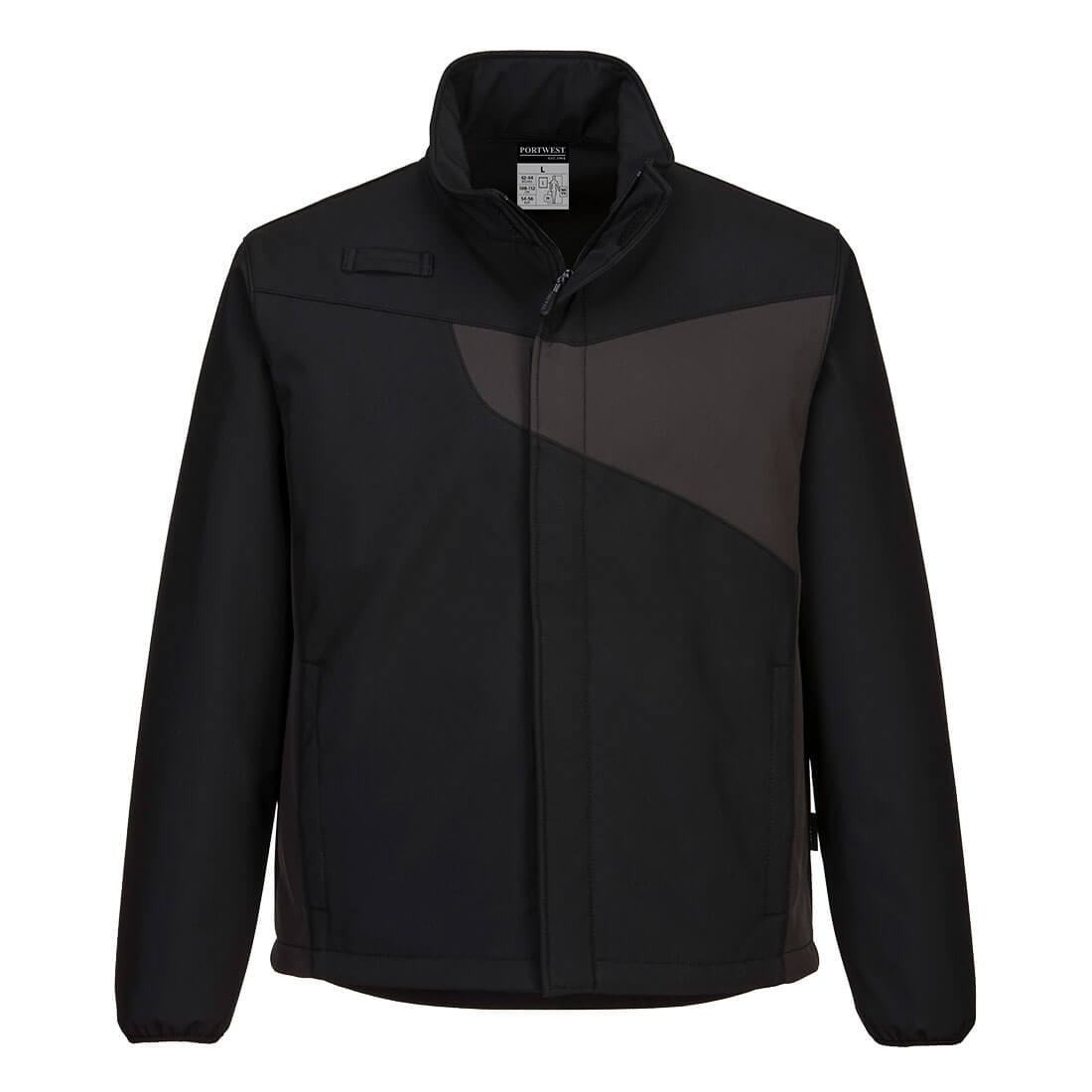 PW2 Softshell Jacket (2L) - Black/Zoom Grey