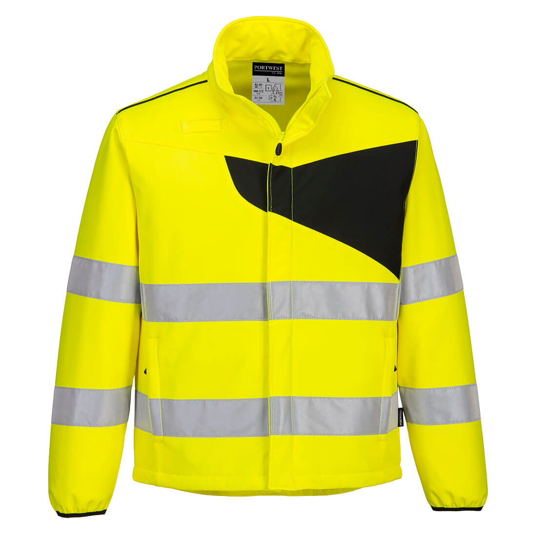 PW2 Hi-Vis Softshell (2L) - Yellow/Black