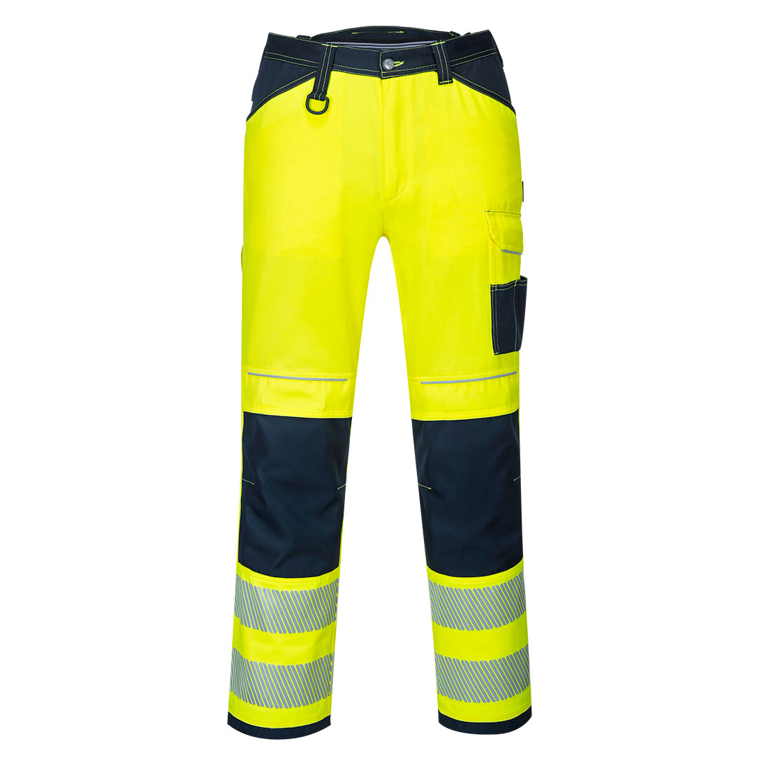 PW3 Hi-Vis Work Trouser - Yellow/Navy Short