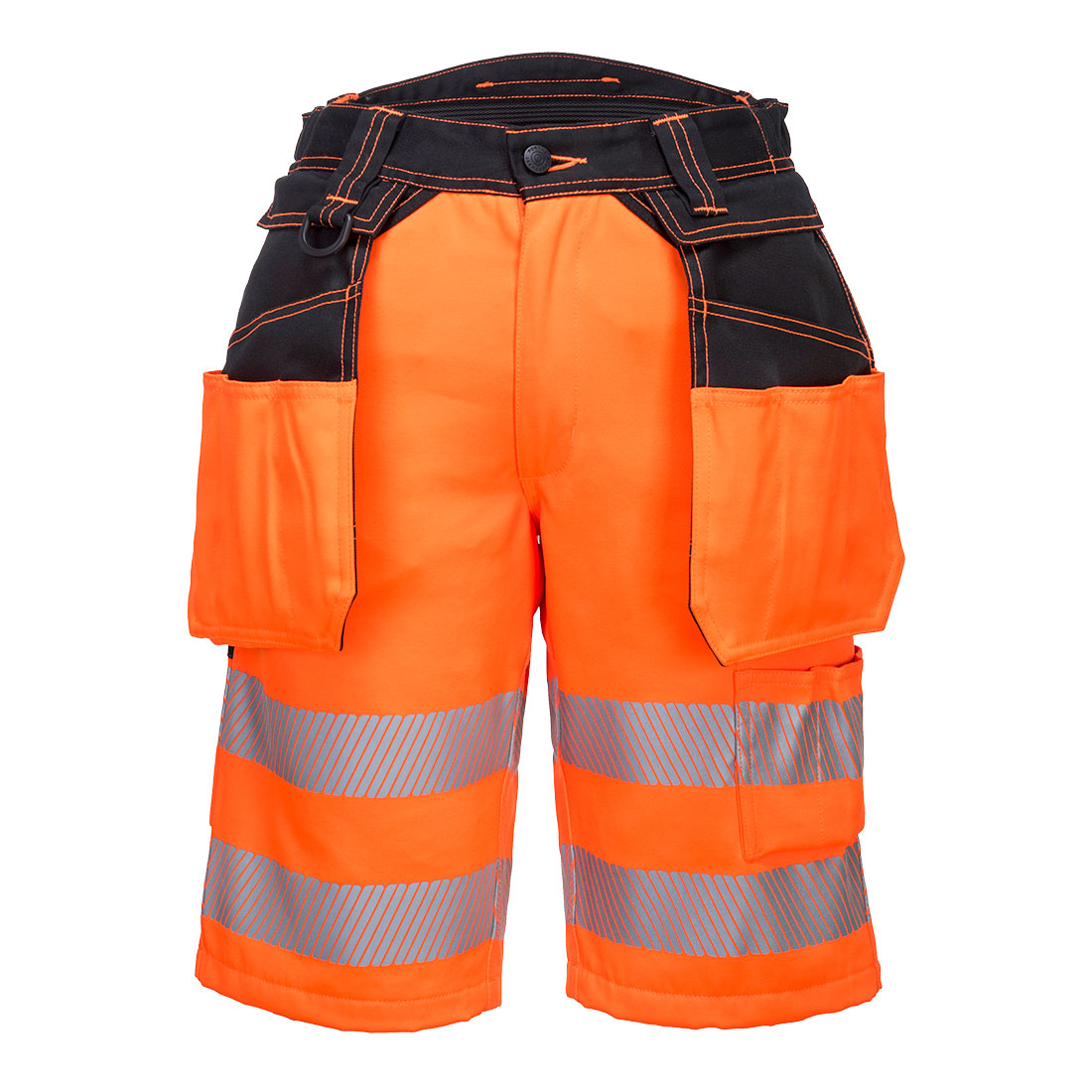 PW3 Hi-Vis Holster Shorts - Orange/Black