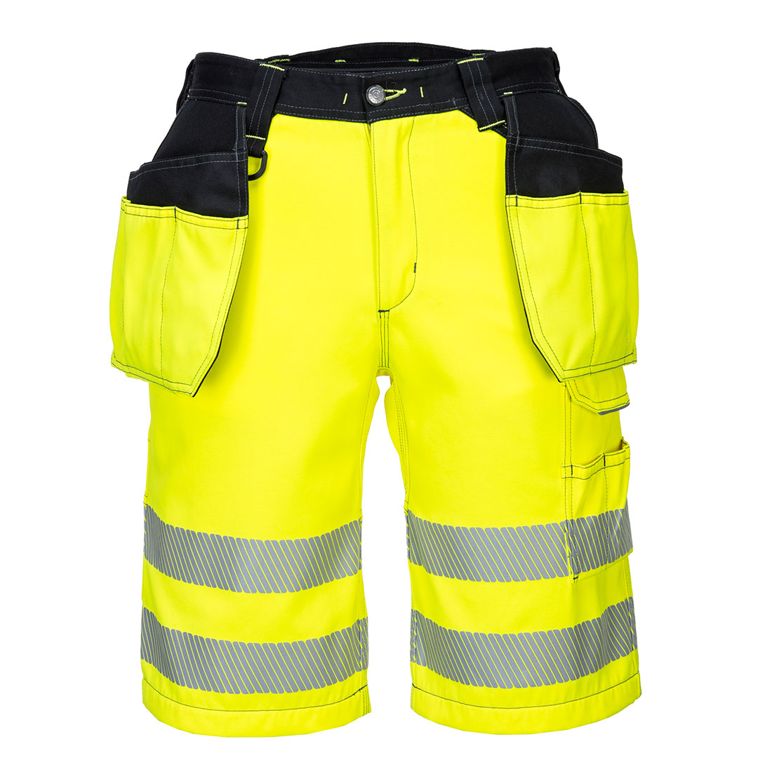 PW3 Hi-Vis Holster Shorts - Yellow/Black