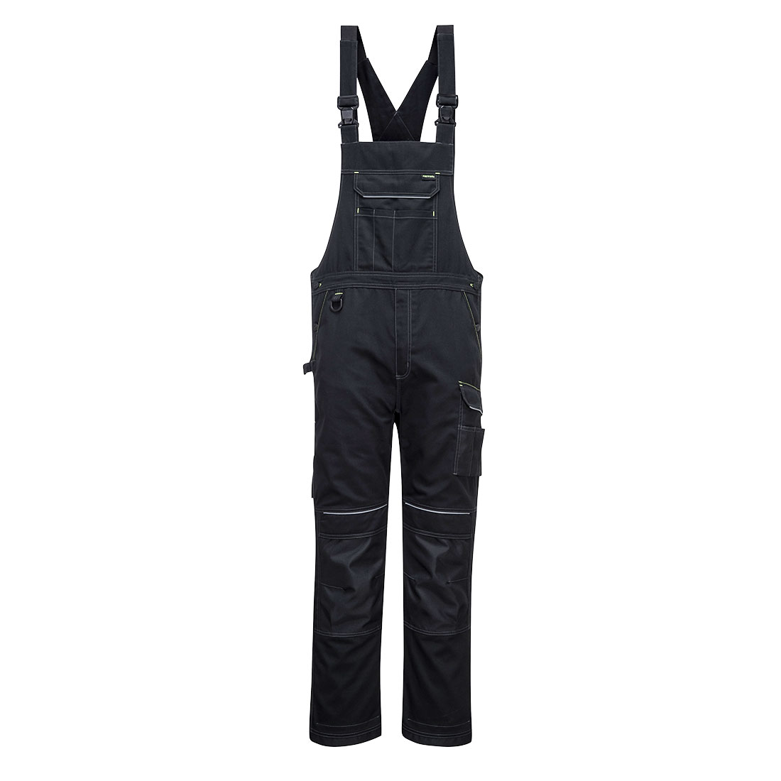 PW3 Work Bib & Brace - Black