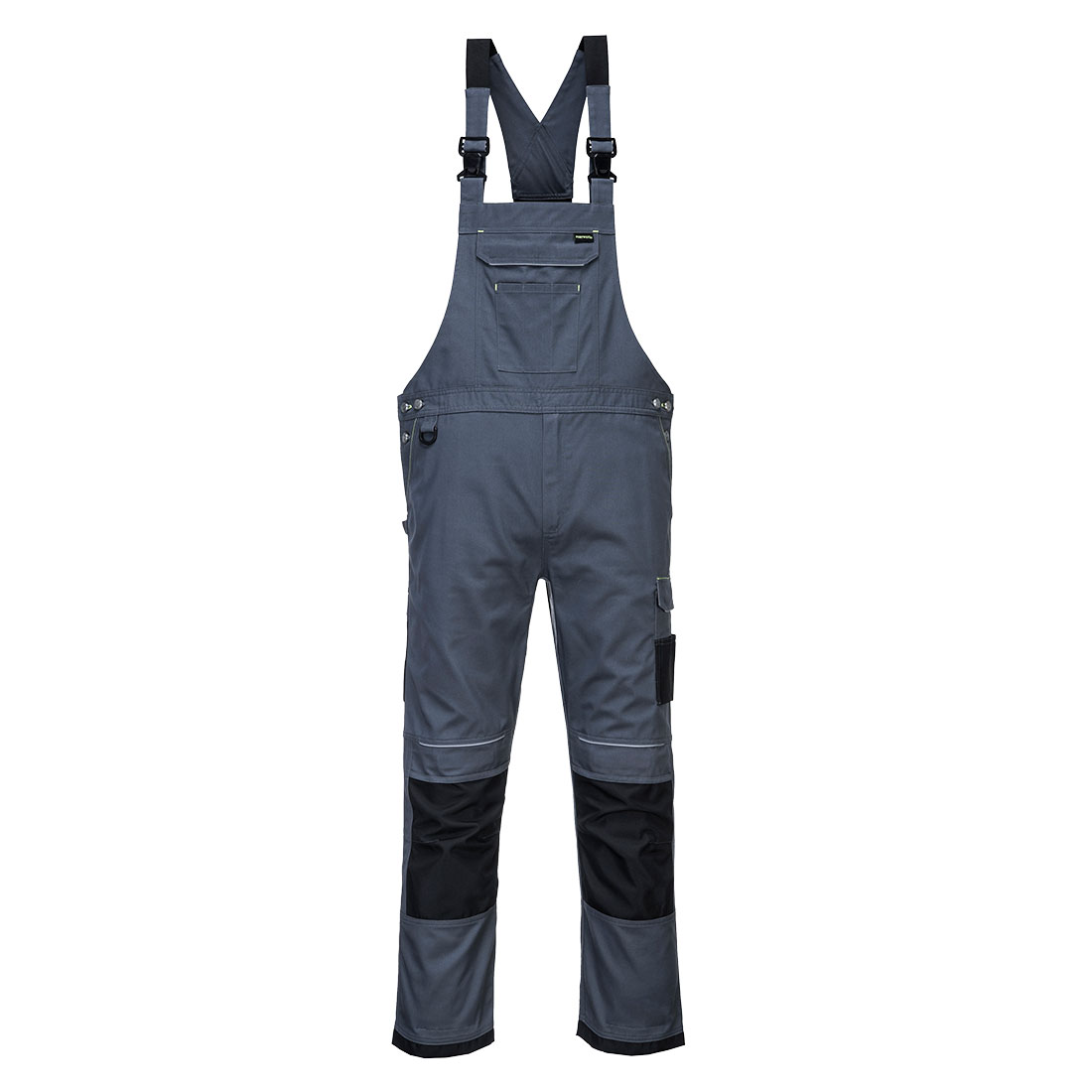 PW3 Work Bib & Brace - Zoom Grey/Black