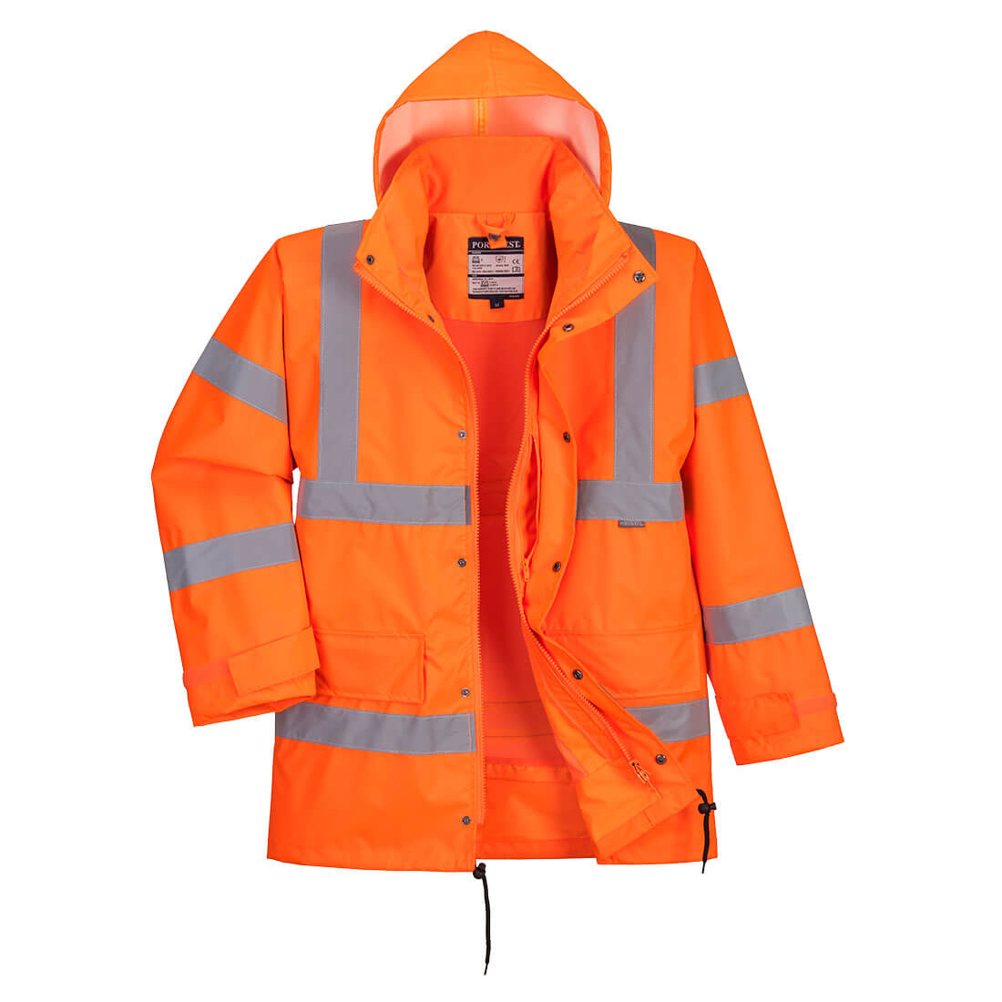 Hi-Vis Breathable Traffic Jacket (Interactive) - Orange