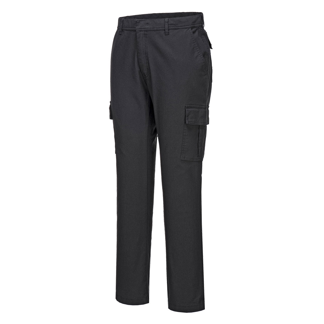 Stretch Slim Combat Trouser - Black Short