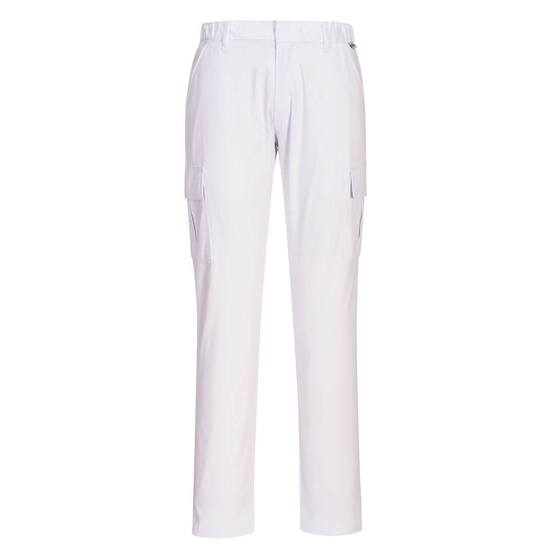 Stretch Slim Combat Trouser - White