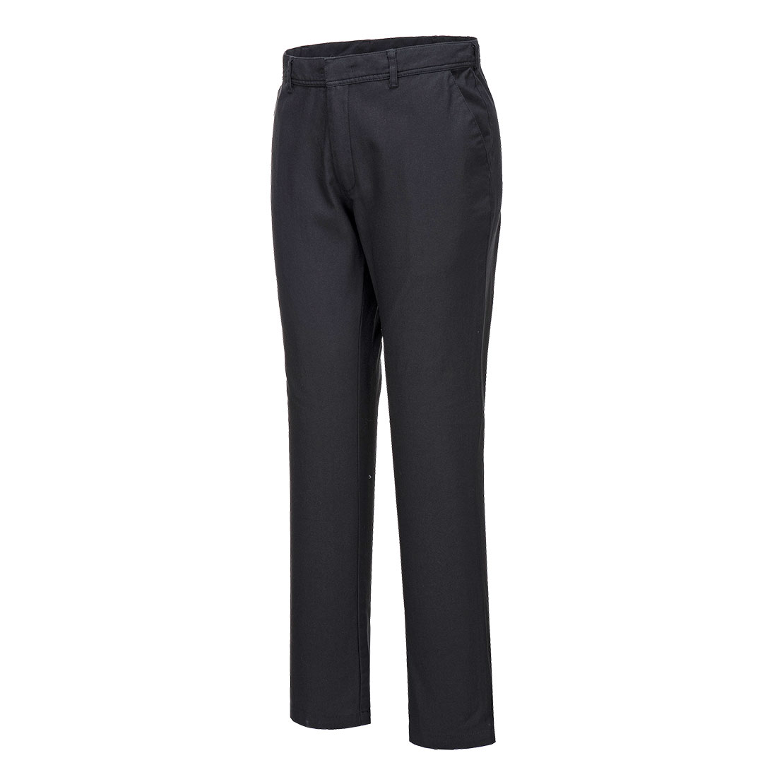 Stretch Slim Chino Trouser - Black Short