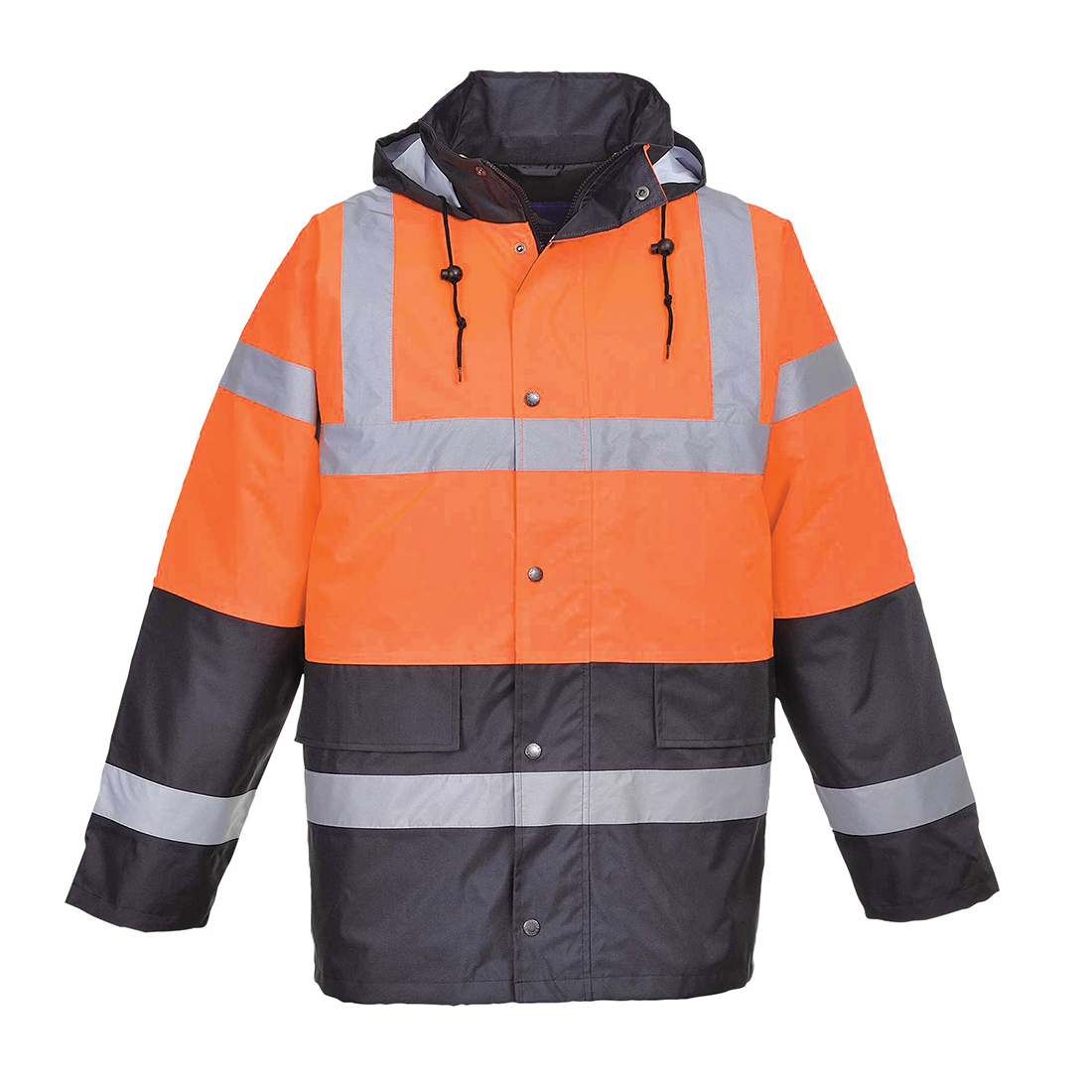 Hi-Vis Two Tone Traffic Jacket - Orange