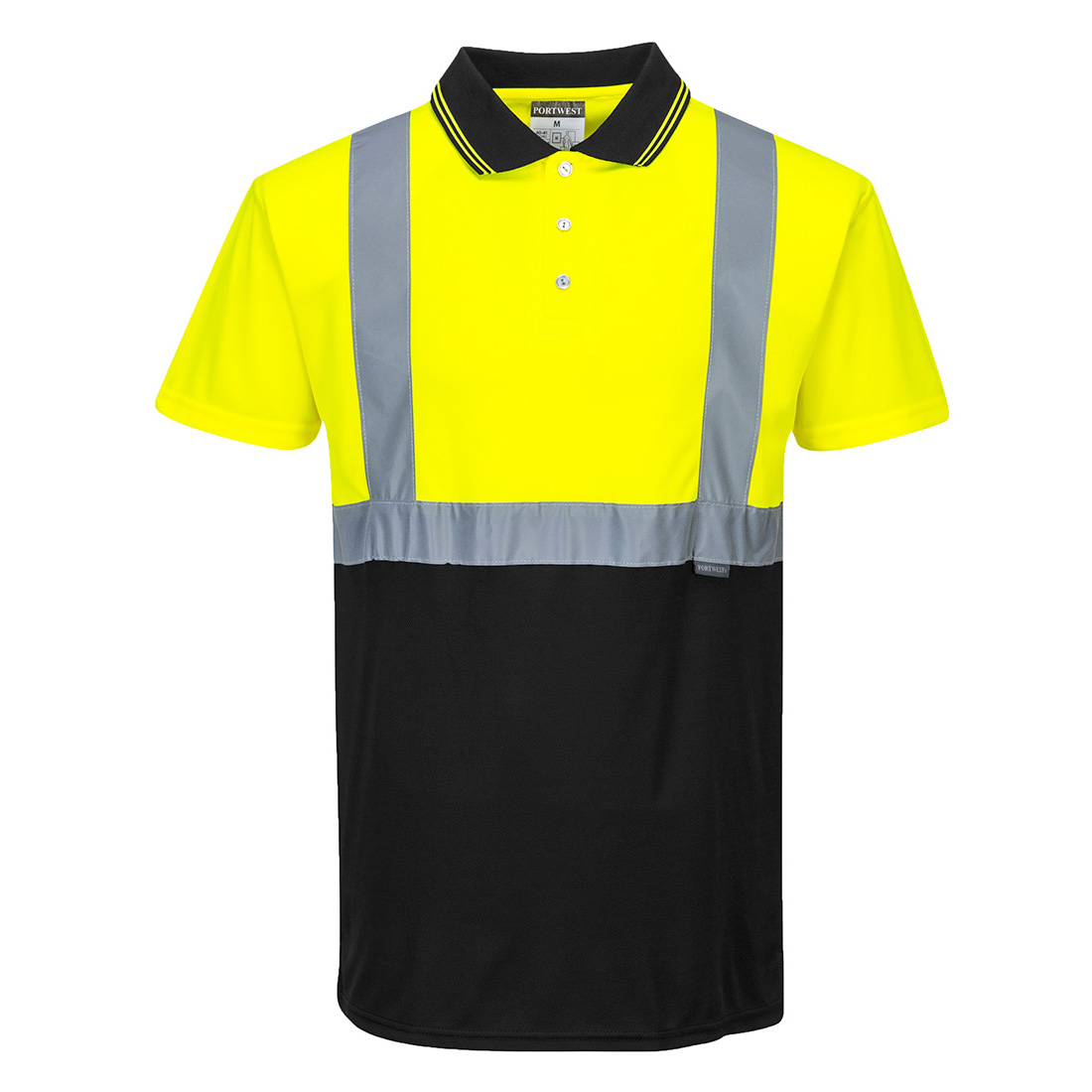 Two-Tone Polo - Yellow/Black
