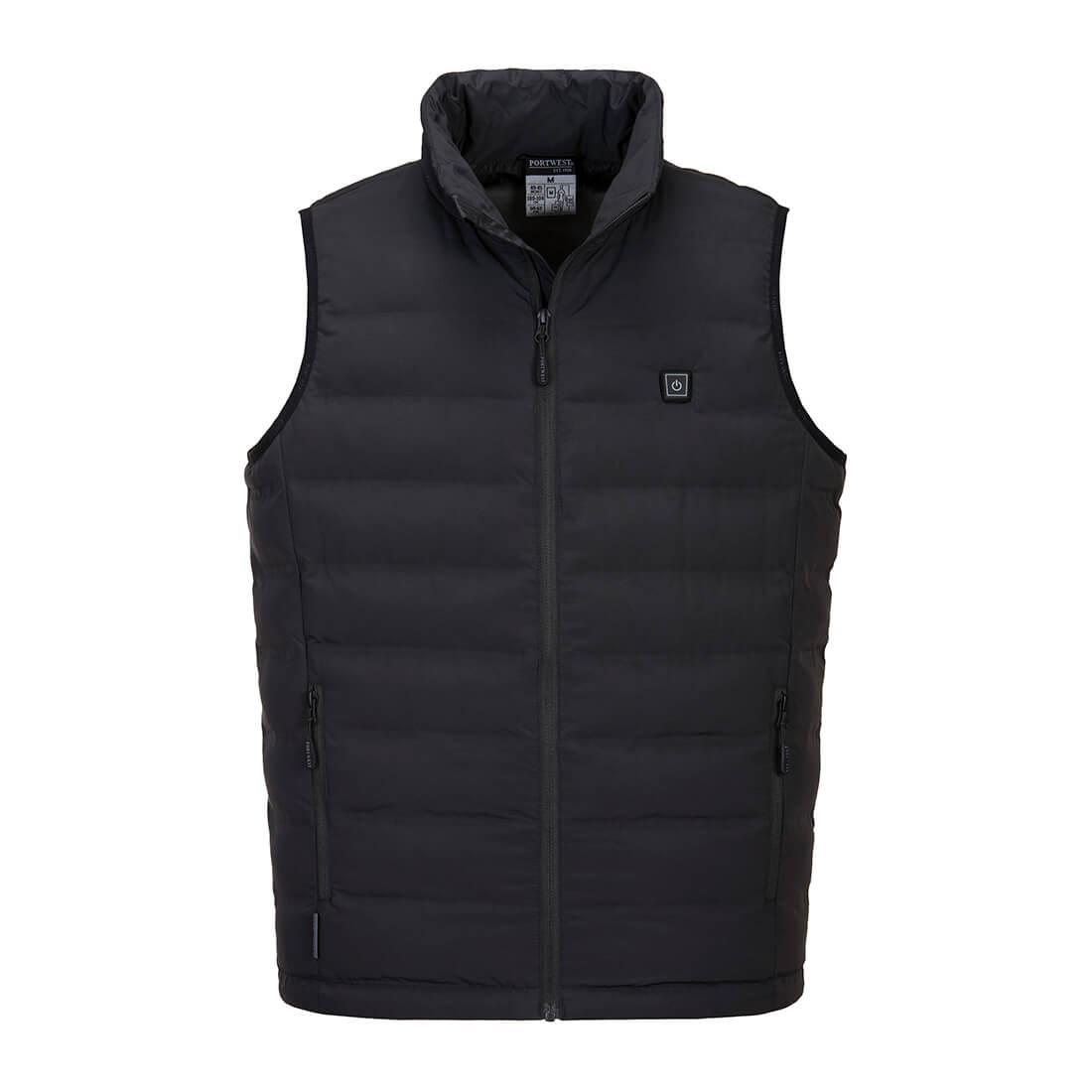 Ultrasonic Heated Tunnel Gilet - Black