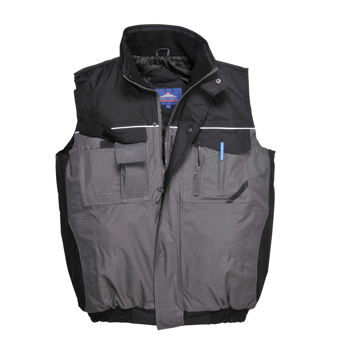 RS Two-Tone Bodywarmer - Black/Grey