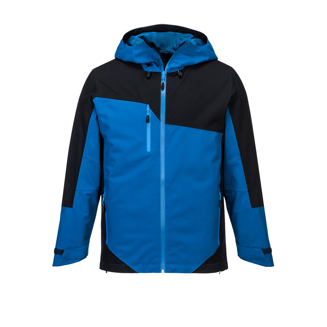 Two-Tone Shell Jacket - Blue/Black