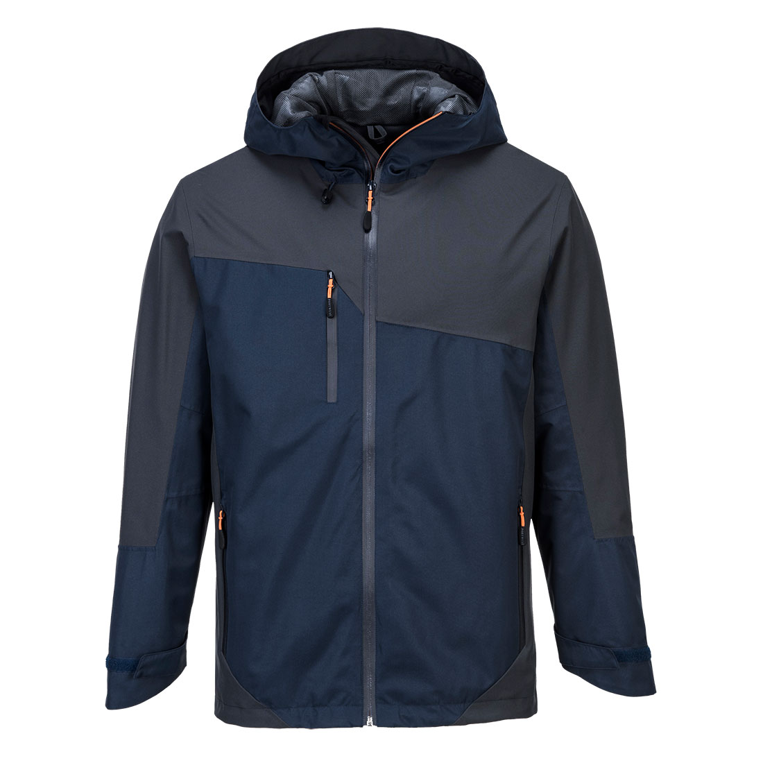 Two-Tone Shell Jacket - Navy/Grey