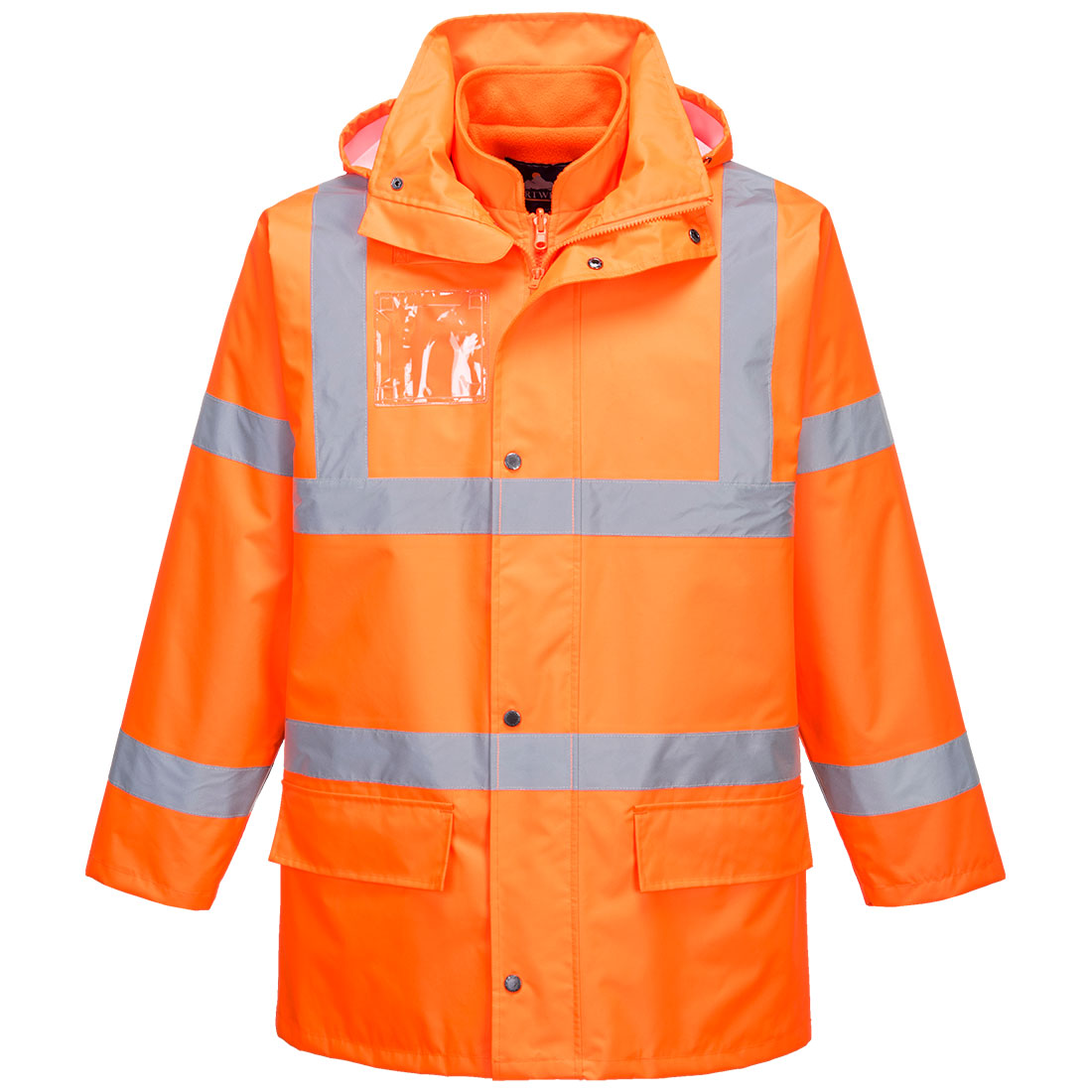 Hi-Vis Essential 5-in-1 Jacket - Orange