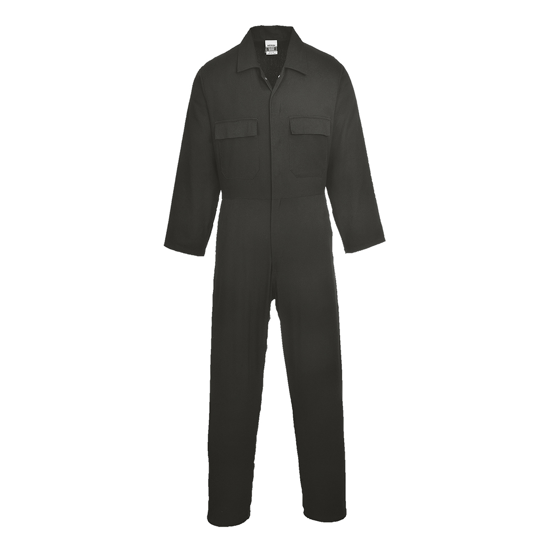 Euro Work Cotton Coverall - Black