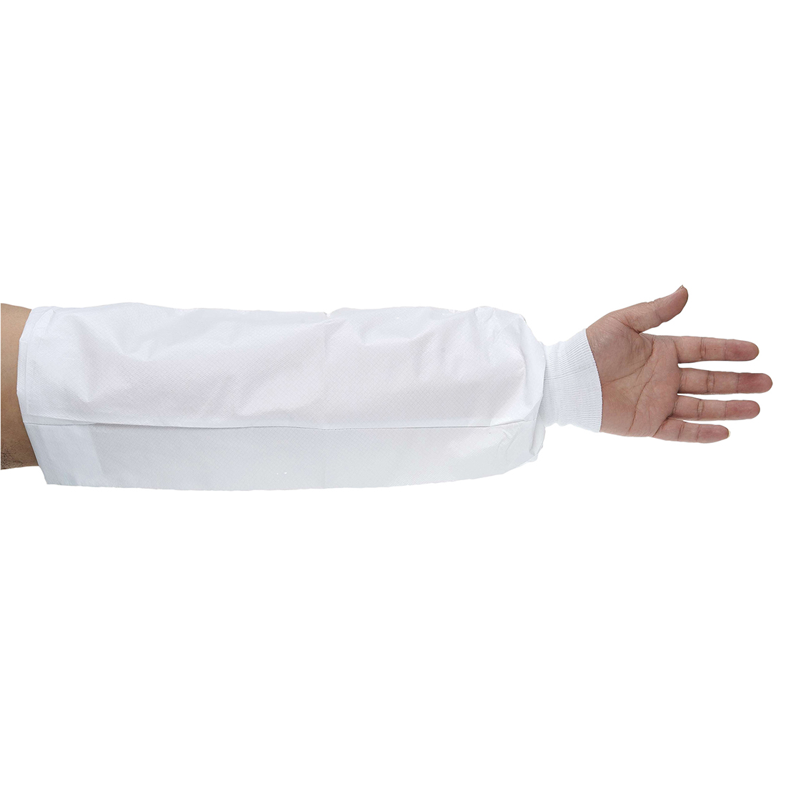 BizTex Microporous Sleeve with Knitted Cuff Type PB[6] - White