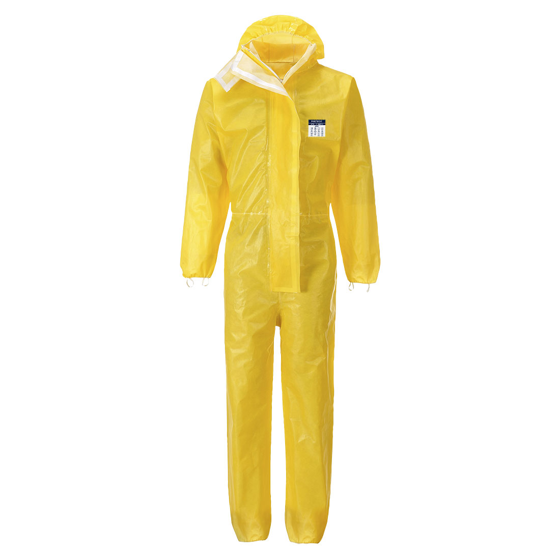 BizTex Microporous Coverall Type 3/4/5/6 - Yellow