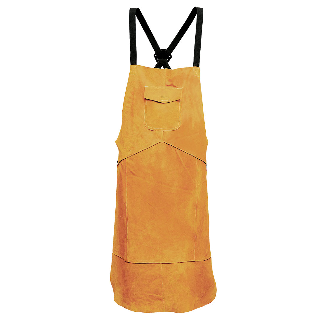 Leather Welding Apron - Tan