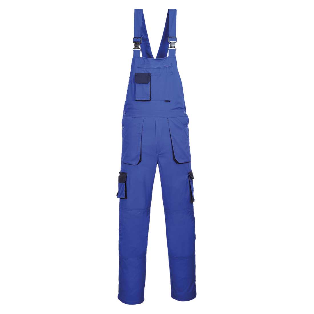 Portwest Texo Contrast Bib & Brace - Royal Blue Tall