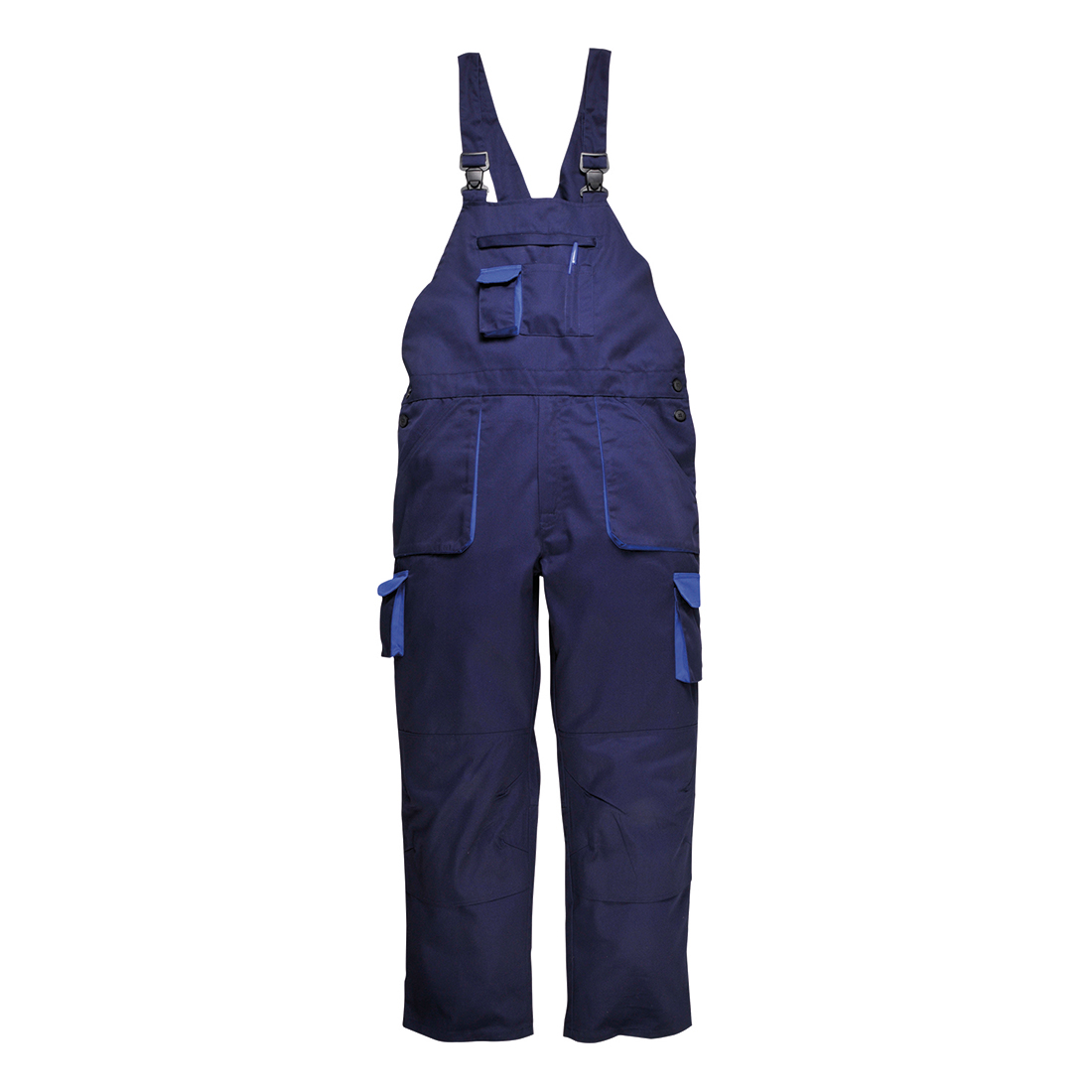 Portwest Texo Contrast Bib & Brace - Lined - Navy