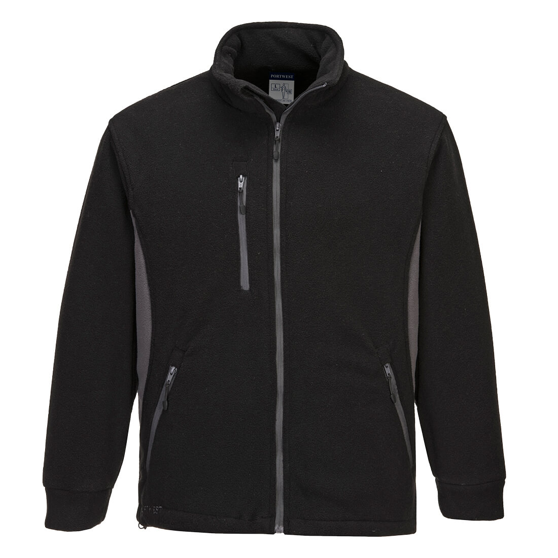 Portwest Texo Heavy Two-Tone Fleece - Black