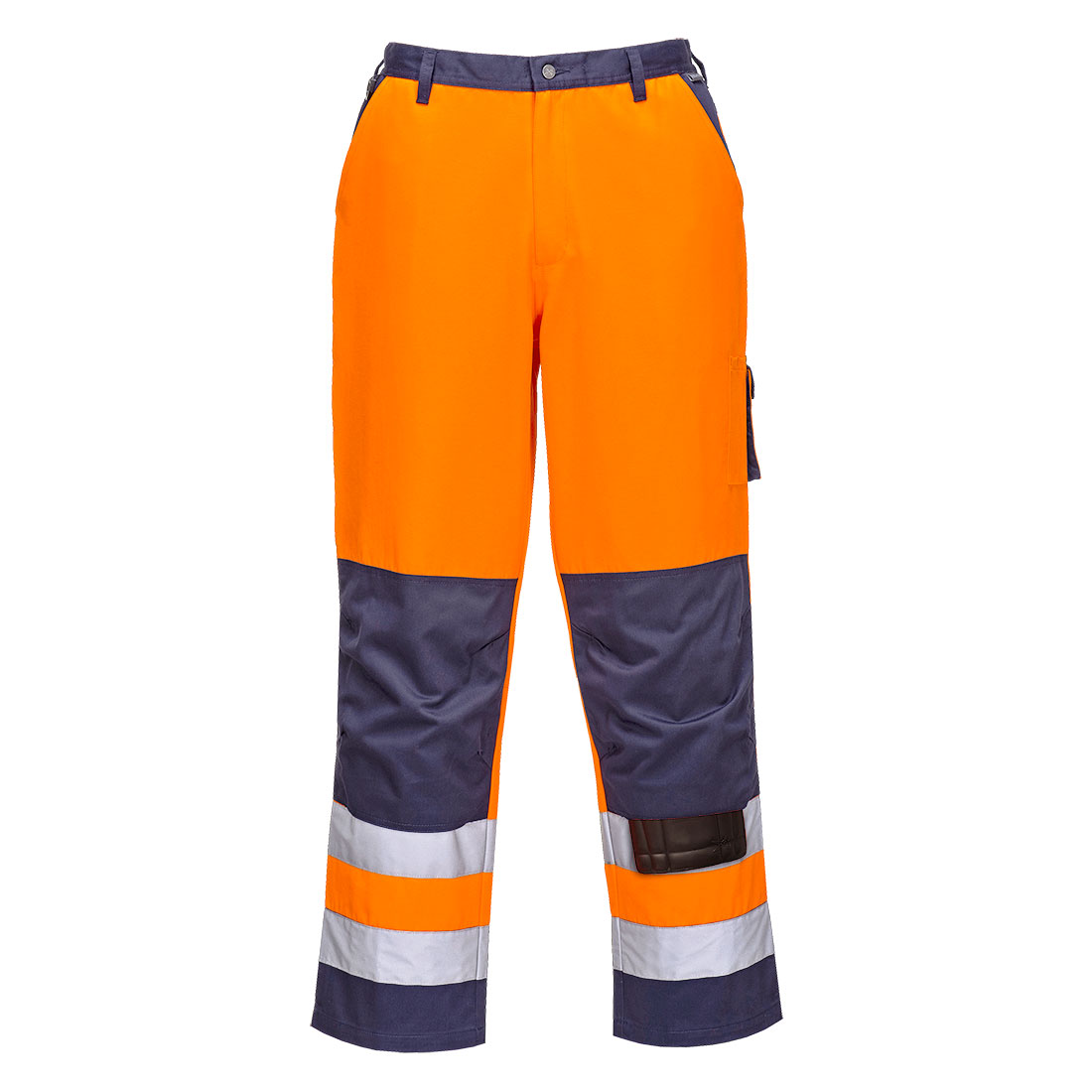 Lyon Hi-Vis Trouser - Orange/Navy