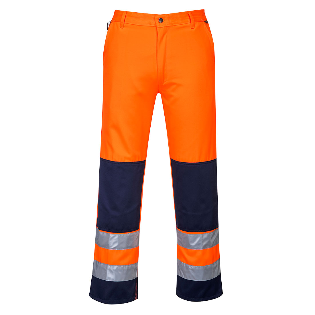 Seville Hi-Vis Trousers - Orange/Navy