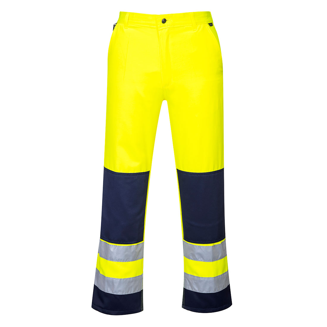 Seville Hi-Vis Trousers - Yellow/Navy