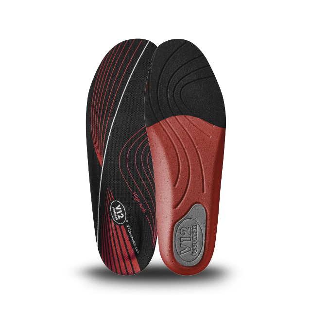 Dynamic Arch Men's High Insole - Red