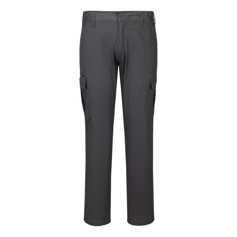 Stretch Slim Combat Trouser - Charcoal Grey Tall