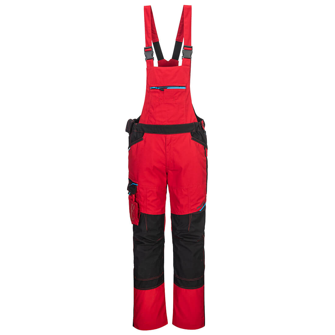 WX3 Bib and Brace - Deep Red