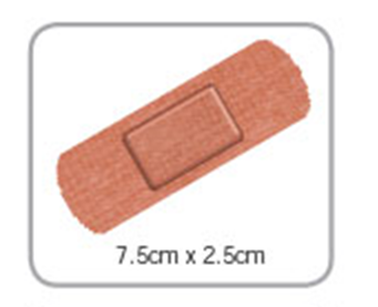 Fabric Adhesive Plasters - Assorted Sizes