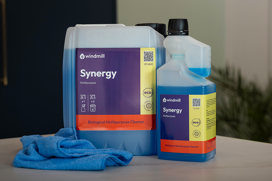 Windmill Synergy Eco-friendly cleaning range