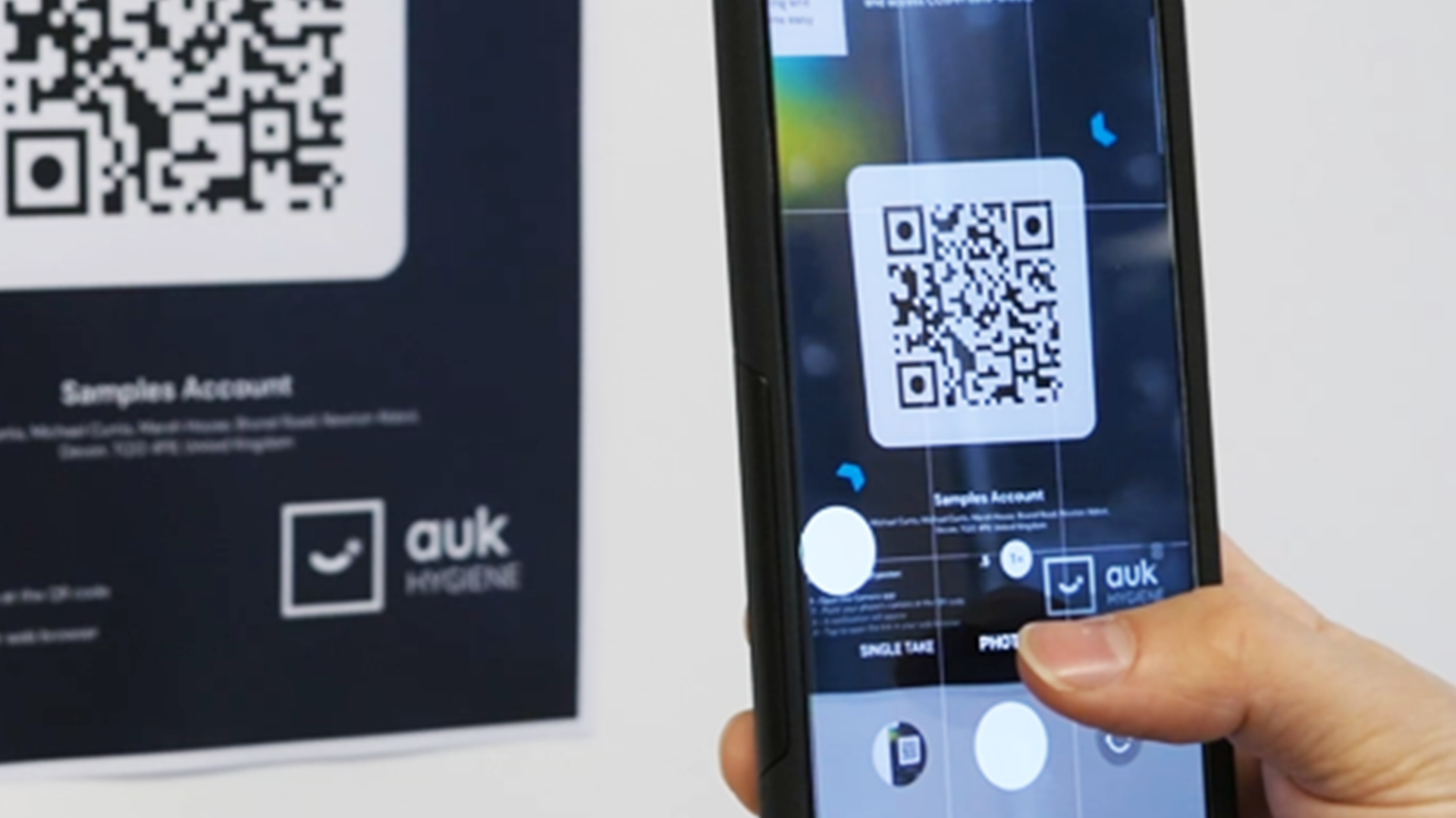 CleanScan: Easy On-Site QR Code Ordering Systems by AUK Hygiene