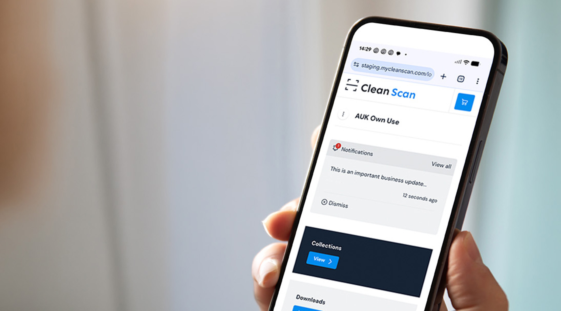 CleanHub Team Notifications