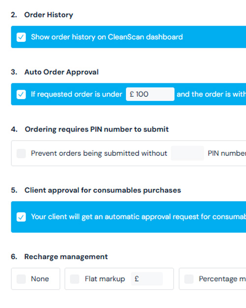 How our client consumables management tools work