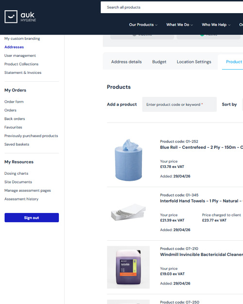 How CleanHub Product & Order Management Works