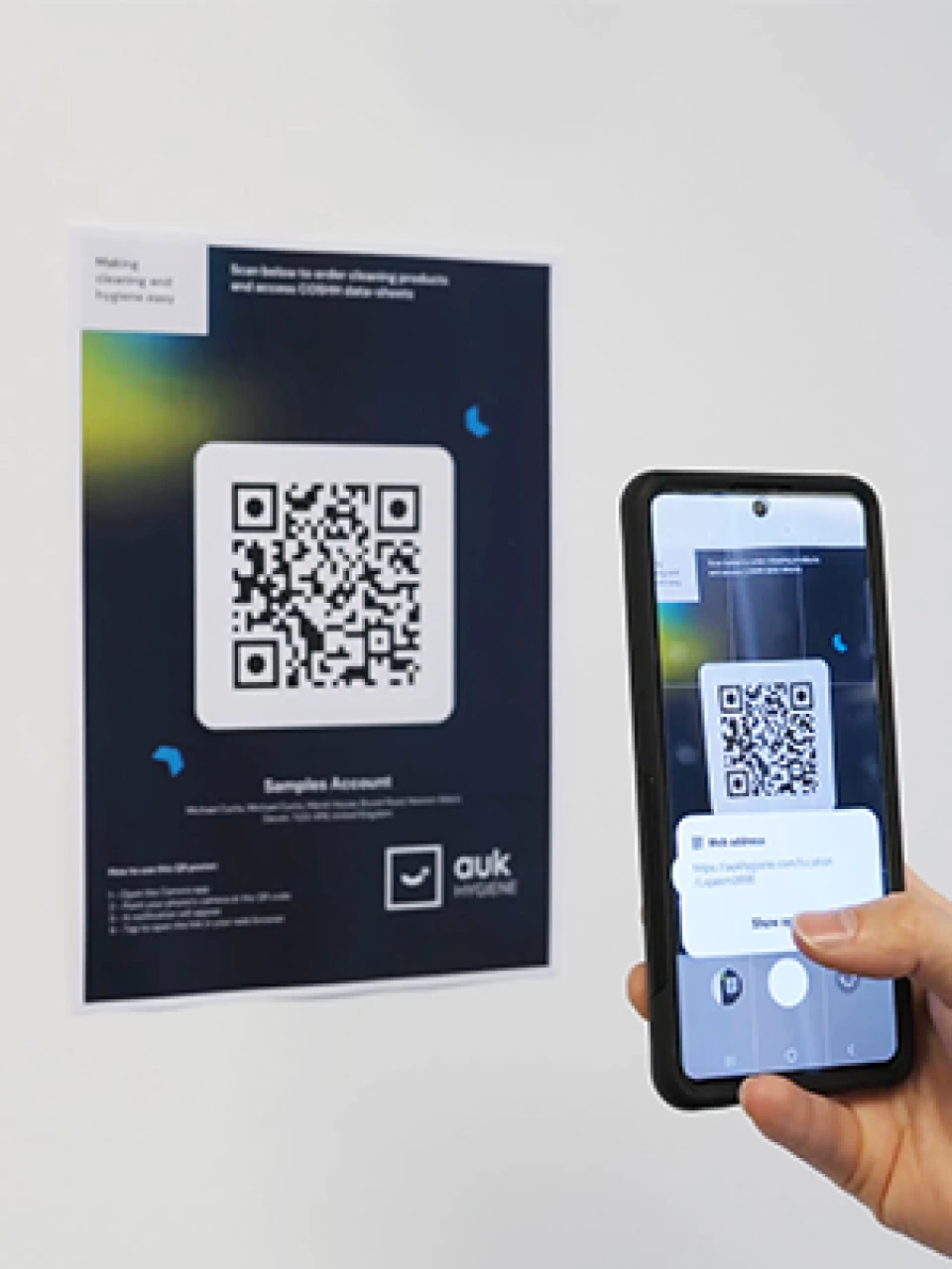 Fast & efficient ordering with 'Easy Access', our unique QR code system